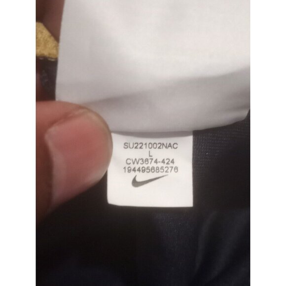 New Orleans Pelicans Jersey Mens L 48 Blue Zion Williamson #1 Swingman NBA Nike - Picture 9 of 11